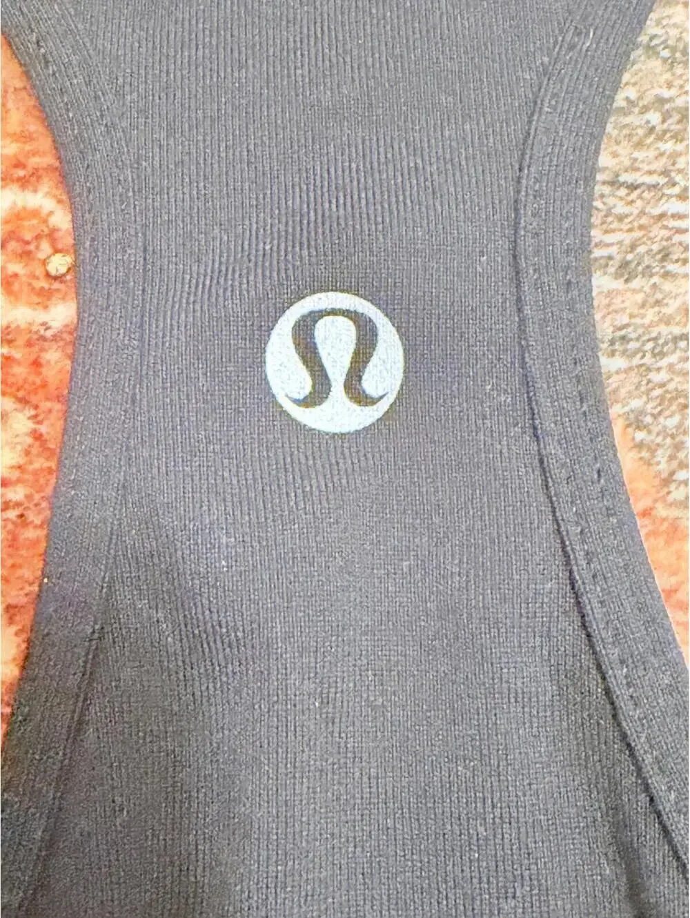 Lululemon Black Racerback Athletic Tank Top Women’s Medium Activewear Athleisure